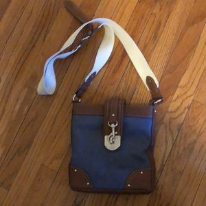 Chaps Blue/Brown Purse